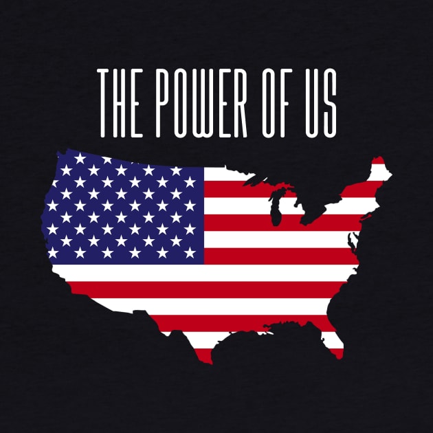 The power of US American flag by Arlette